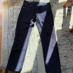 Men's Navy Corduroy Levi Jeans